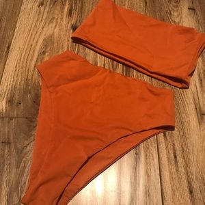 Tiger Mist Orange Solange Bikini Size S